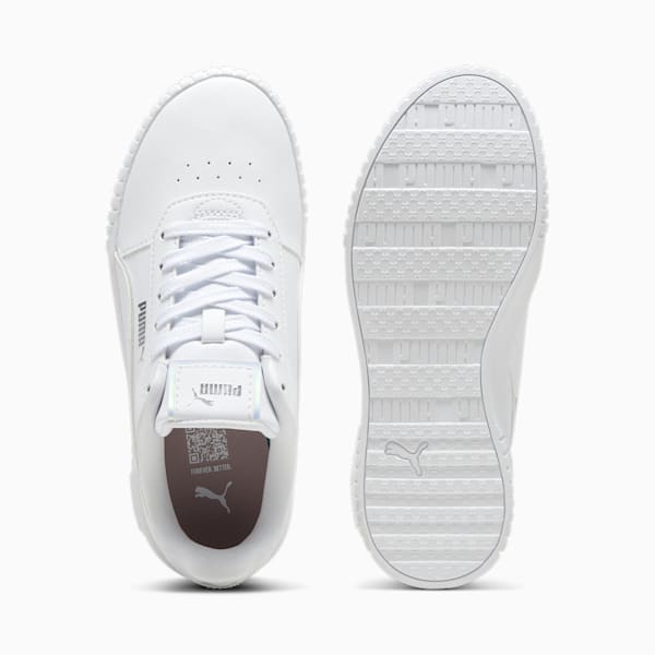 Carina 2.0 Holo 2.0 Sneakers Youth, PUMA White-Mauve Mist-PUMA Silver, large-ZAF