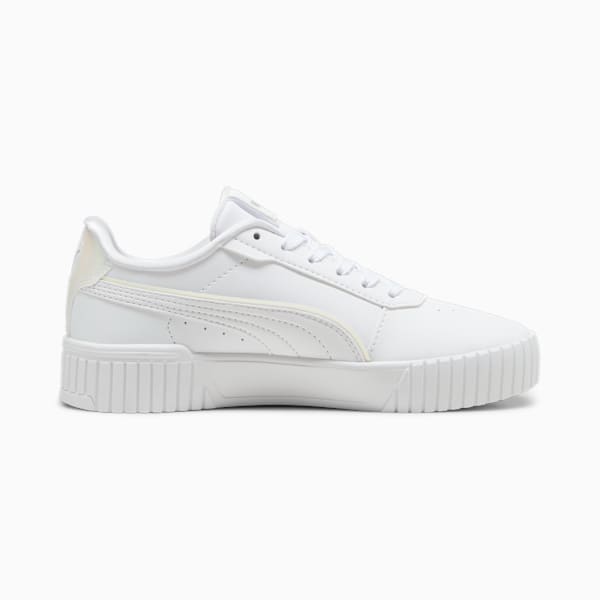 Carina 2.0 Holo 2.0 Sneakers Youth, PUMA White-Mauve Mist-PUMA Silver, large-ZAF