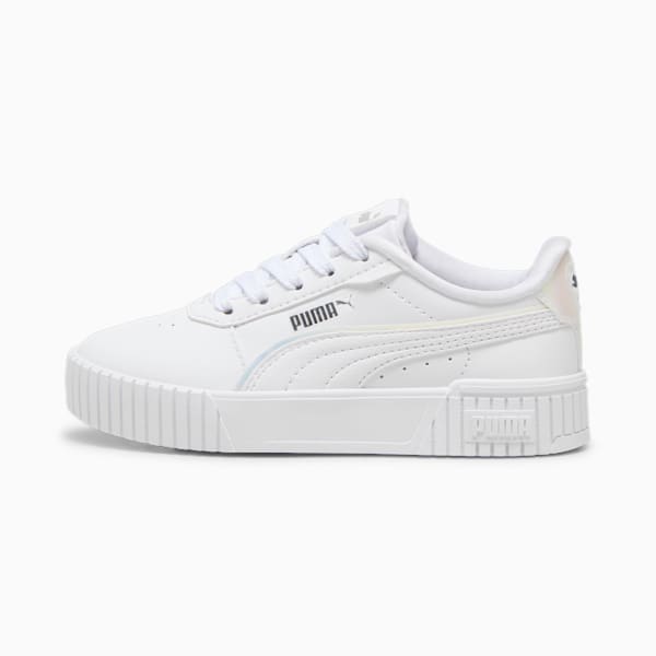 Carina 2.0 Holo 2.0 Sneakers Kids, PUMA White-Mauve Mist-PUMA Silver, large-ZAF