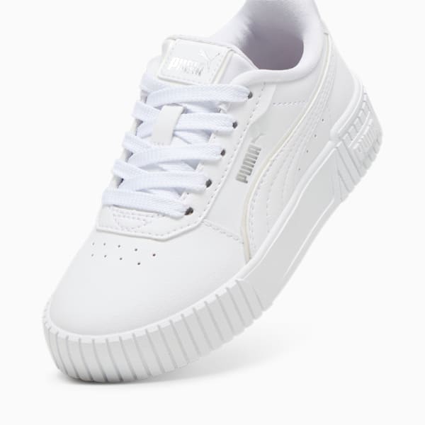 Carina 2.0 Holo 2.0 Sneakers Kids, PUMA White-Mauve Mist-PUMA Silver, large-ZAF