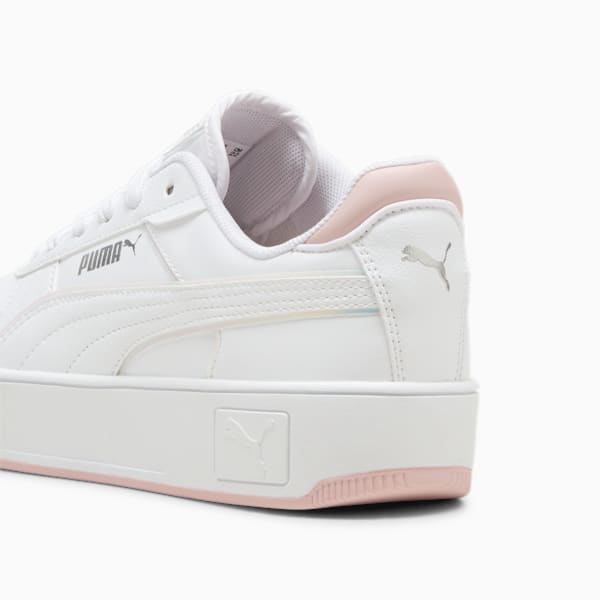 Carina Street Holo 2.0 Sneakers Youth, PUMA White-PUMA White-Mauve Mist, large-ZAF