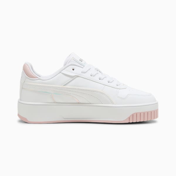 Carina Street Holo 2.0 Sneakers Youth, PUMA White-PUMA White-Mauve Mist, large-ZAF