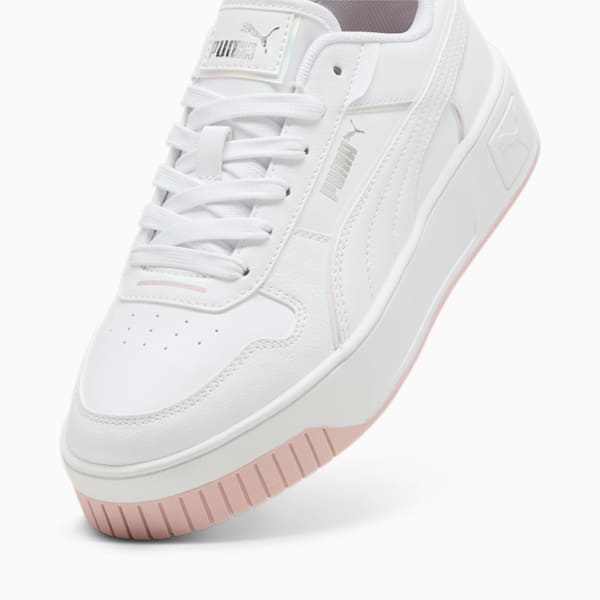 Carina Street Holo 2.0 Sneakers Youth, PUMA White-PUMA White-Mauve Mist, large-ZAF