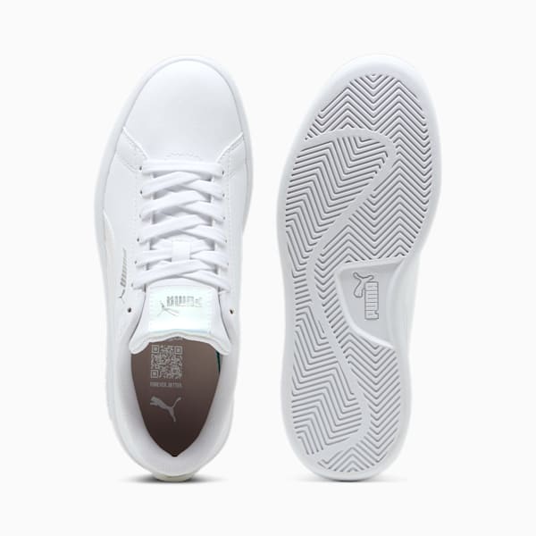 Smash 3.0 Holo 2.0 Sneakers Youth, PUMA White-Mauve Mist-PUMA Silver, large-ZAF