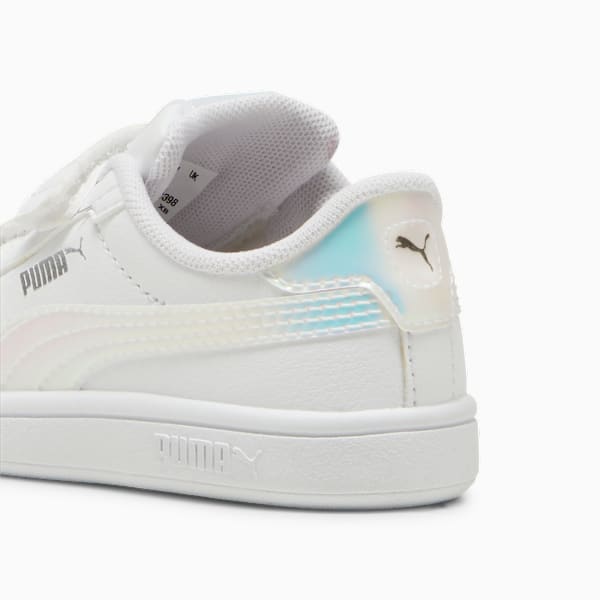 Tenis Bebé Smash 3.0 Holo 2.0, PUMA White-Mauve Mist-PUMA Silver, large-MEX