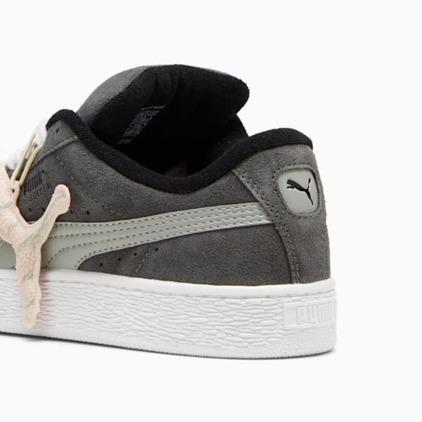 Suede XL Merry X-mas Sneakers Women, Shadow Gray-PUMA Black, large-ZAF