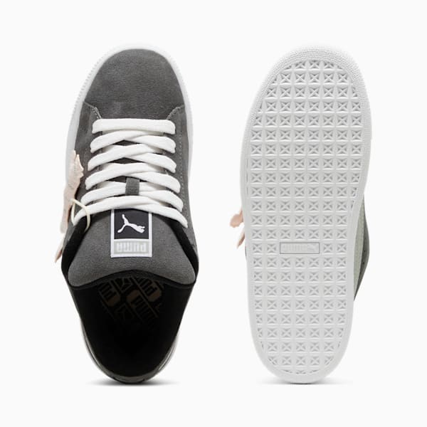 Suede XL Merry X-mas Sneakers Women, Shadow Gray-PUMA Black, large-ZAF