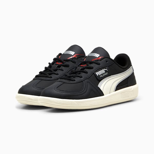 Palermo W-Motoball Sneakers Women, PUMA Black-Frosted Ivory, large-ZAF