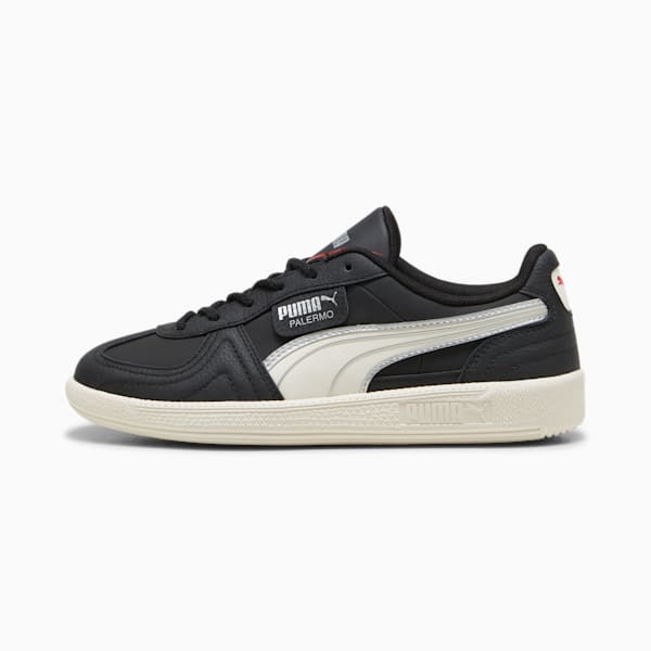 Palermo W-Motoball Sneakers Women, PUMA Black-Frosted Ivory, large-ZAF
