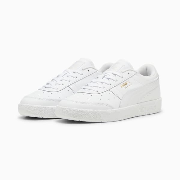 PUMA Seoul Leather Sneakers Unisex, PUMA White-PUMA White, large-MEX