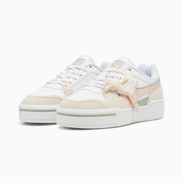 CA Pro Lux III Merry X-mas Sneakers Women, PUMA White-Island Pink, large-ZAF