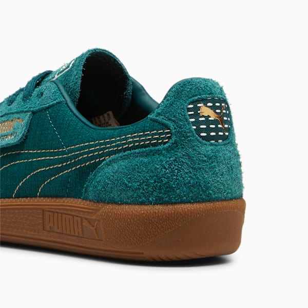 Palermo Texture Sneakers Unisex, Dark Myrtle-PUMA Gold, large-ZAF