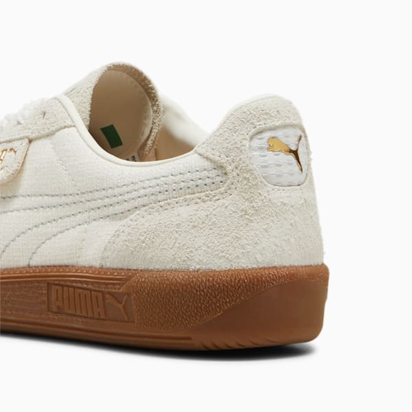 Palermo Texture Sneakers Unisex, Frosted Ivory-PUMA Gold, large-ZAF