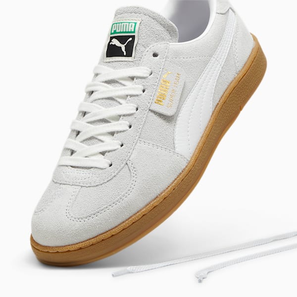 Super Team Suede Sneakers Unisex, Silver Mist-PUMA White, large-ZAF