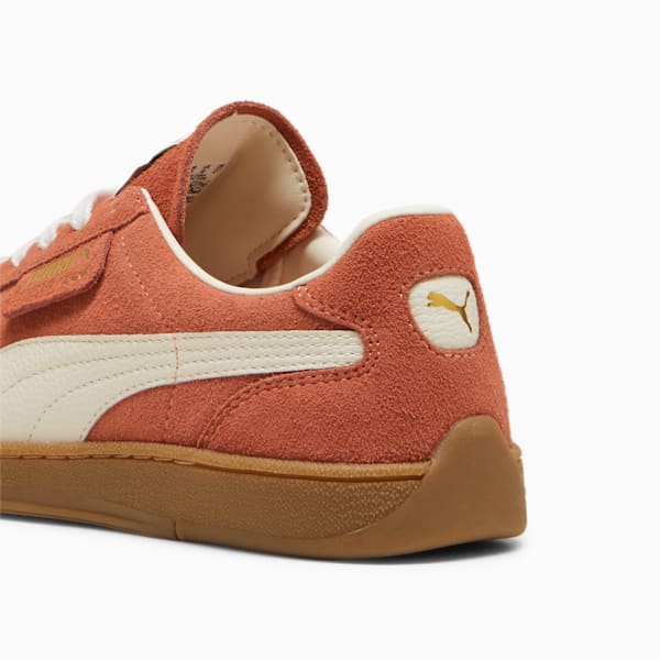 Super Team Suede Sneakers Unisex, Deeva Peach-PUMA White, large-MEX