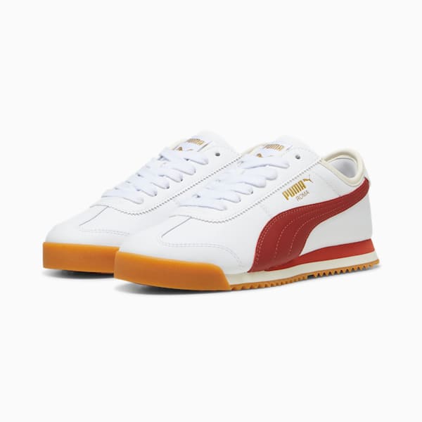Tenis Roma 68 Revival, PUMA White-Mars Red-Gum, large-MEX
