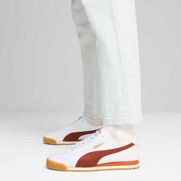 Tenis Roma 68 Revival, PUMA White-Mars Red-Gum, large-MEX