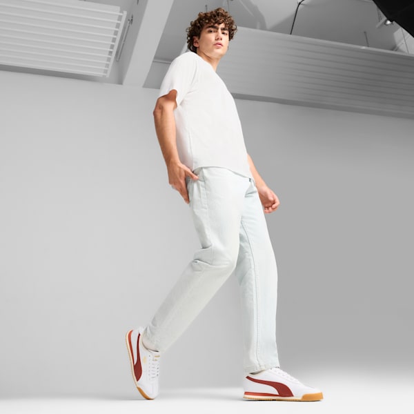 Tenis Roma 68 Revival, PUMA White-Mars Red-Gum, large-MEX
