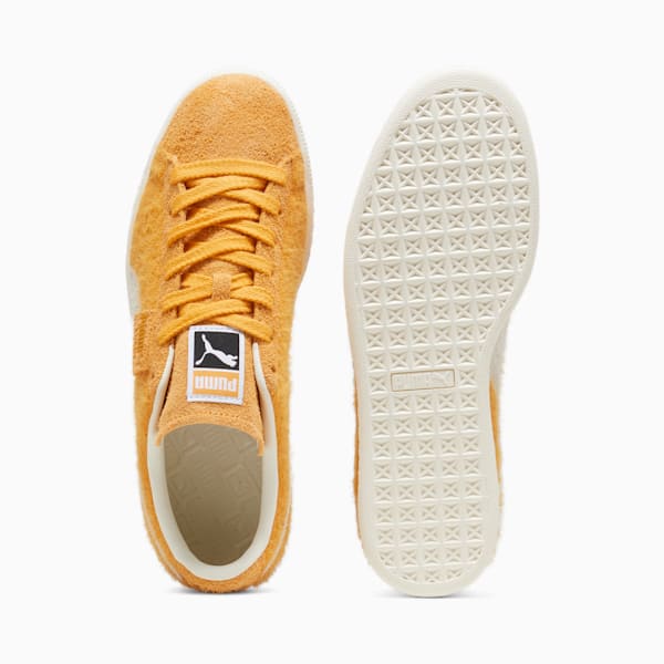 Suede Mohair Sneakers Unisex, Ginger Tea-Frosted Ivory, large-ZAF