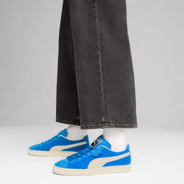 Zapatillas Suede Mohair unisex, PUMA Team Royal-Frosted Ivory, large-ARG