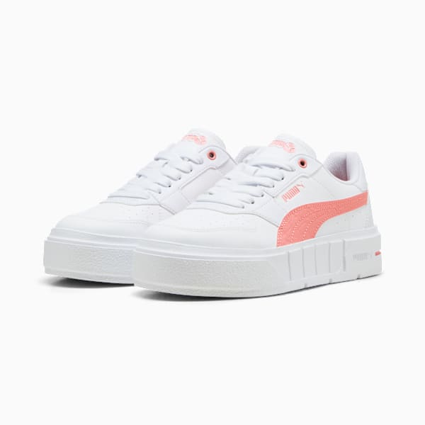 Cali Court MI Sneakers Youth, PUMA White-Pink Fruit, large-ZAF