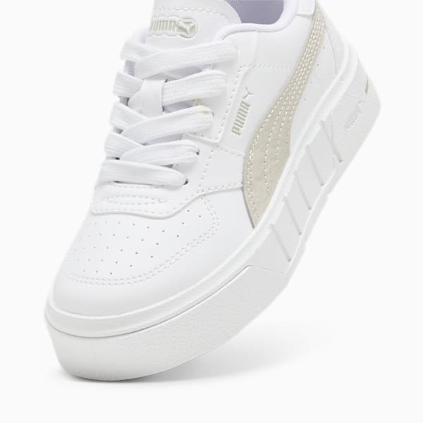 Cali Court MI Sneakers Kids, PUMA White-Desert Dust, large-ZAF