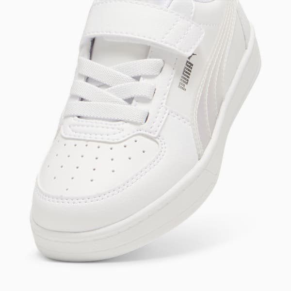 Tenis Carina 2.0 Holo para niñas, PUMA White-Mauve Mist-PUMA Silver, large-MEX