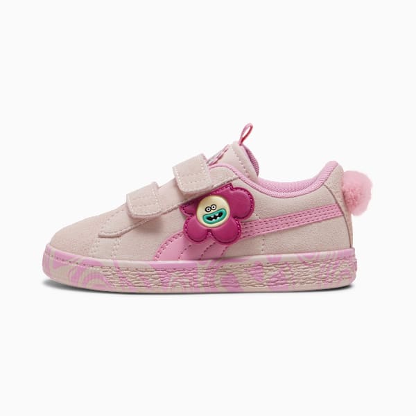 PUMA x TROLLS Suede Classic Sneakers Kids, Mauve Mist-Mauved Out, large-MEX