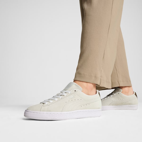 Tenis mujer Suede con brillo, Vapor Gray-PUMA White, large-MEX