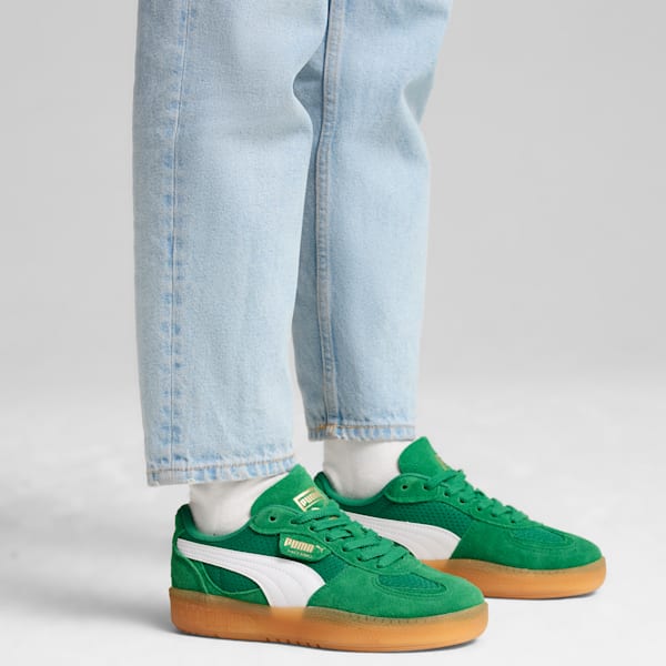 Palermo Moda Vintage Sneakers Women, Archive Green-Gum, large-MEX
