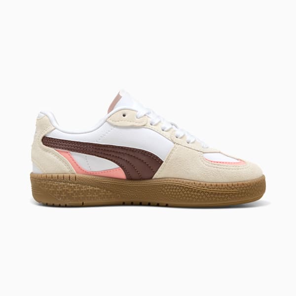 Palermo Moda Sneakers Youth, PUMA White-Chocotart, large-ZAF