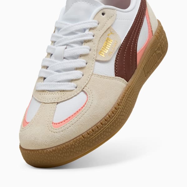 Palermo Moda Sneakers Youth, PUMA White-Chocotart, large-ZAF