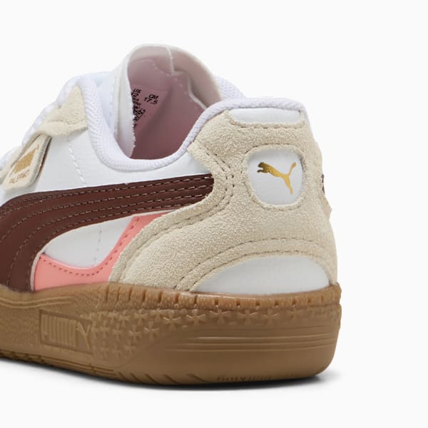 Palermo Moda Sneakers Kids, PUMA White-Chocotart, large-ZAF