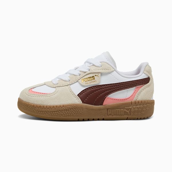 Palermo Moda Sneakers Kids, PUMA White-Chocotart, large-ZAF