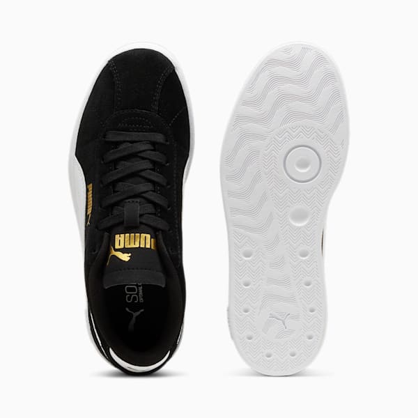 PUMA Club II Sneakers Youth, PUMA Black-PUMA White-PUMA Gold, large-ZAF