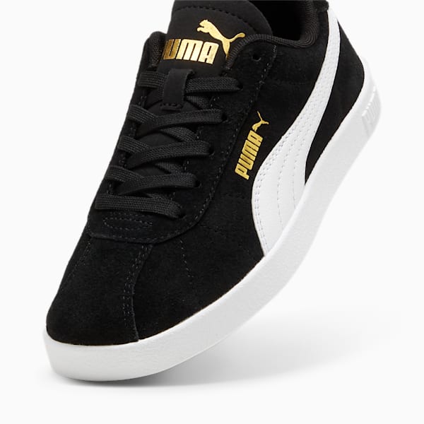 PUMA Club II Sneakers Youth, PUMA Black-PUMA White-PUMA Gold, large-ZAF