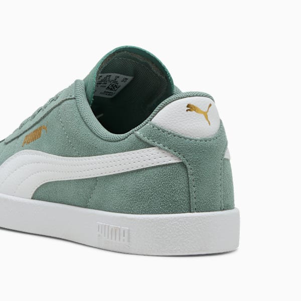 PUMA Club II Sneakers Youth, Green Moon-PUMA White, large-ZAF