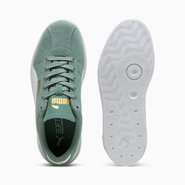 PUMA Club II Sneakers Youth, Green Moon-PUMA White, large-ZAF