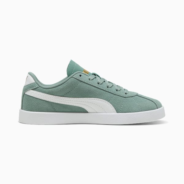 PUMA Club II Sneakers Youth, Green Moon-PUMA White, large-ZAF