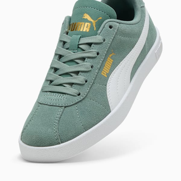 PUMA Club II Sneakers Youth, Green Moon-PUMA White, large-ZAF
