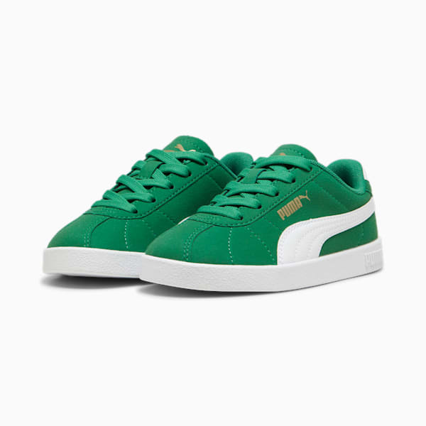 PUMA Club II Sneakers Kids, Archive Green-PUMA White-PUMA Gold, large-ZAF