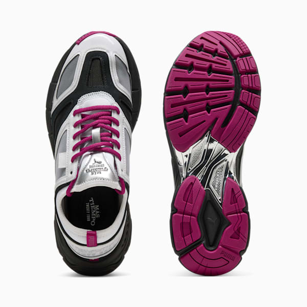 PUMA x MÁS TIEMPO Velophasis NU Sneakers, Feather Gray-PUMA Black-Magenta Gleam, large-ZAF
