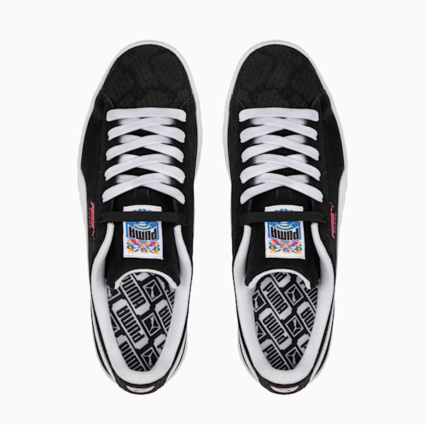 Zapatillas Suede "MIS RAICES", PUMA Black-PUMA White-Clementine-Racing Blue, large-ARG