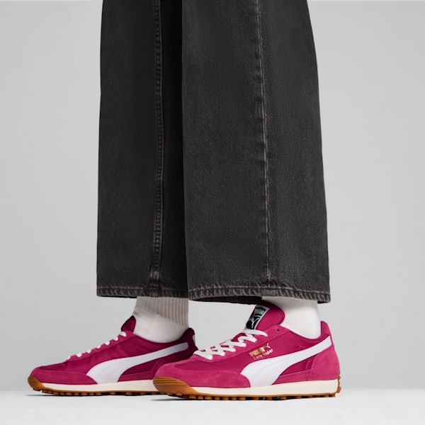 Easy Rider Vintage Sneakers, Magenta Gleam-PUMA White, large-ZAF