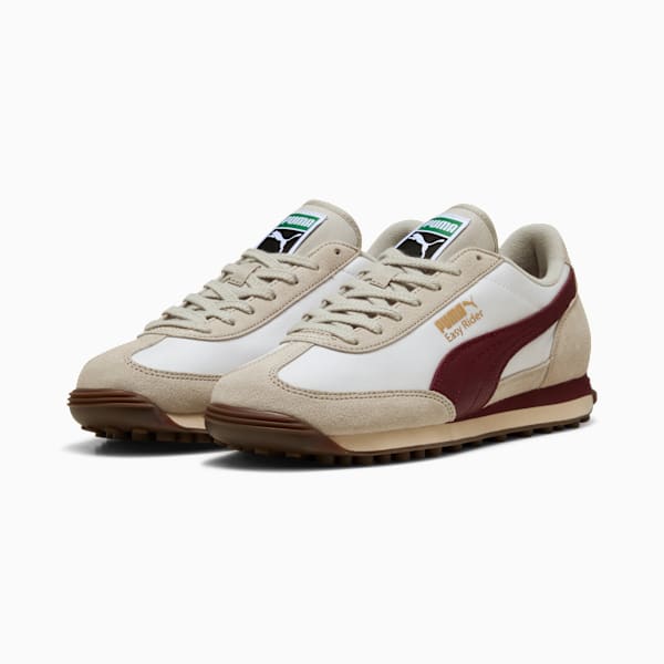 Easy Rider Vintage Sneakers Unisex, Warm White-Ruby Shimmer, large-ZAF