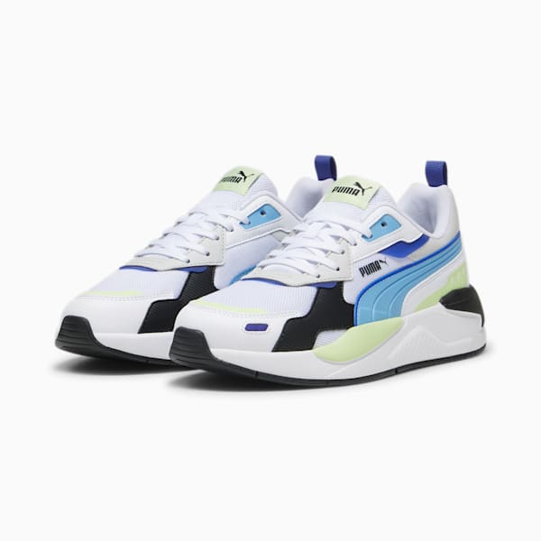 Zapatillas X-Ray 3 unisex, PUMA White-Team Light Blue-PUMA Black, large-ARG
