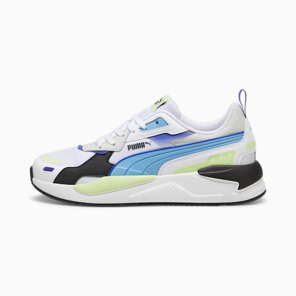 Zapatillas X-Ray 3 unisex, PUMA White-Team Light Blue-PUMA Black, large-ARG