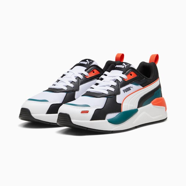 Zapatillas X-Ray 3 unisex, PUMA Black-PUMA White-Cold Green-Redmazing, large-ARG