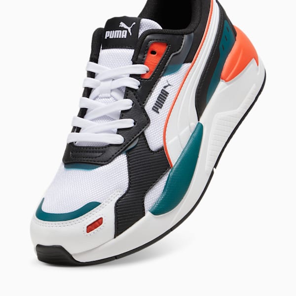 Zapatillas X-Ray 3 unisex, PUMA Black-PUMA White-Cold Green-Redmazing, large-ARG