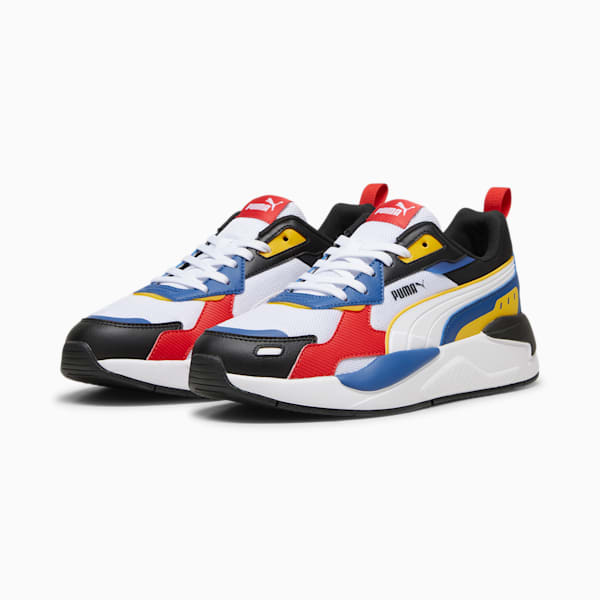 X-Ray 3 Sneakers Unisex, PUMA White-Yellow Sizzle-PUMA Black-For All Time Red, large-MEX